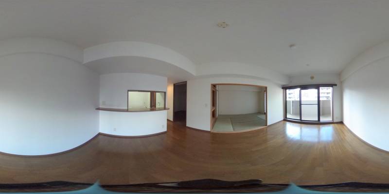 パノラマ画像リビング