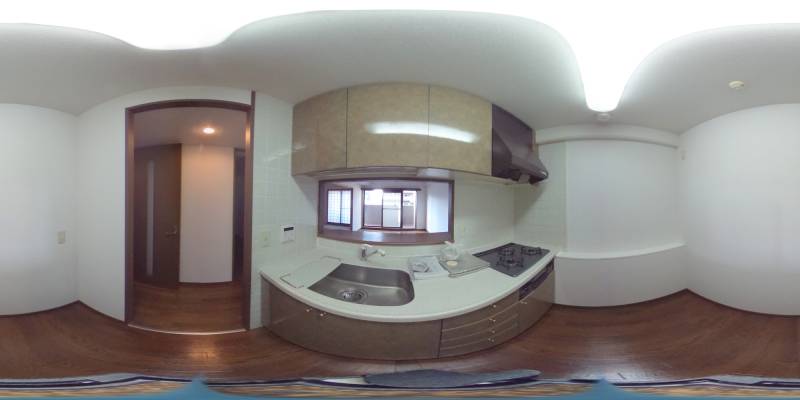 パノラマ画像キッチン