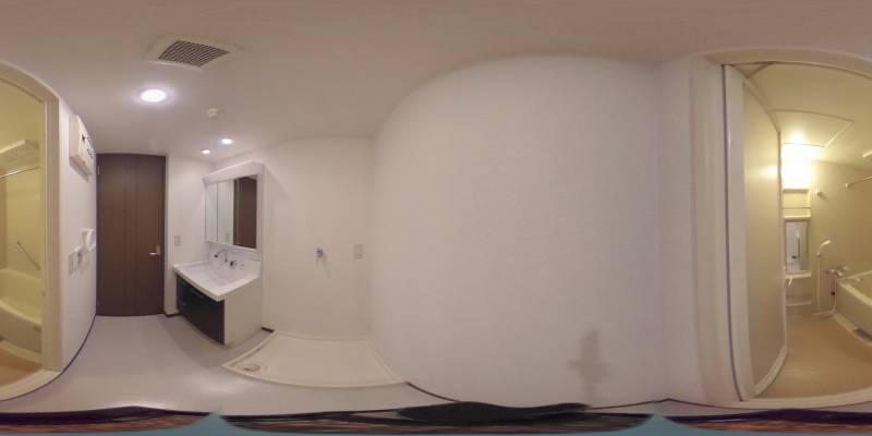 パノラマ画像洗面所
