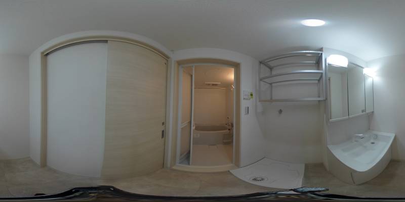 パノラマ画像洗面所