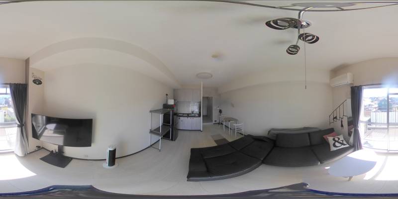 パノラマ画像洋室