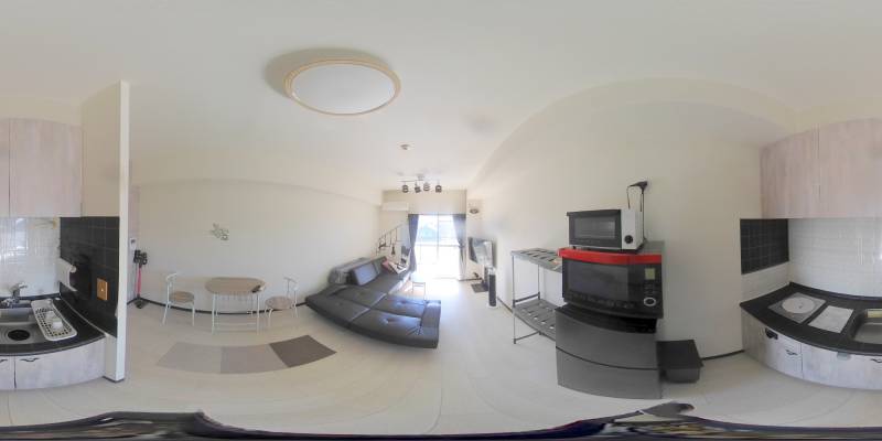 パノラマ画像キッチン