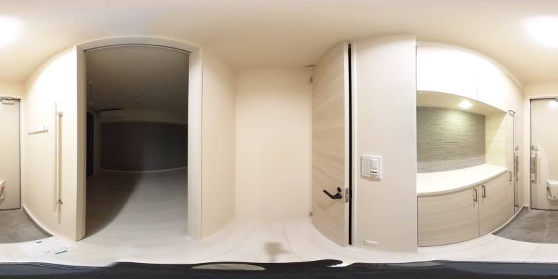 パノラマ画像玄関