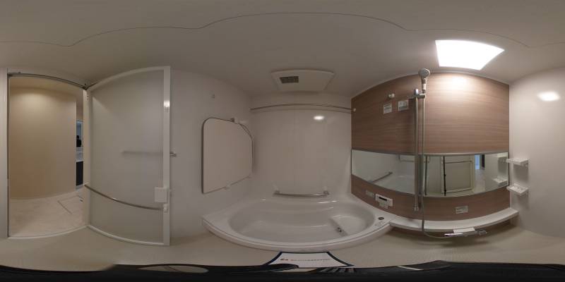 パノラマ画像バスルーム