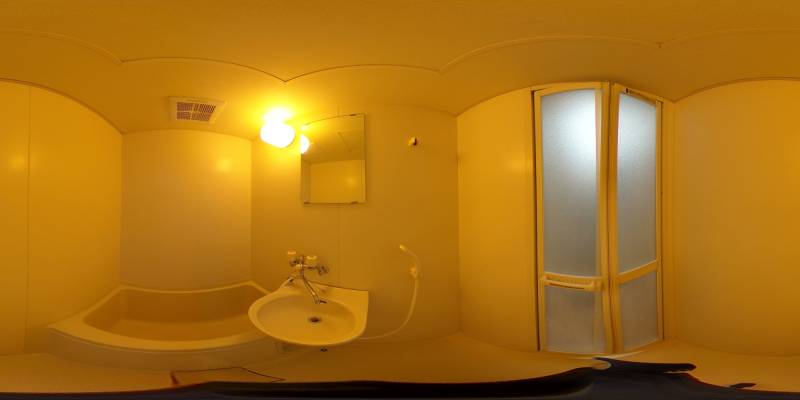 パノラマ画像バスルーム