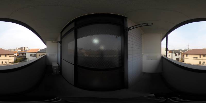 パノラマ画像バルコニー