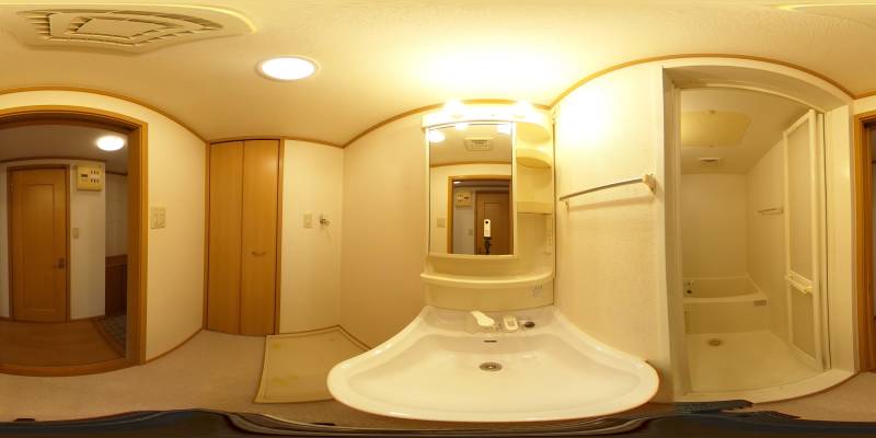 パノラマ画像洗面所