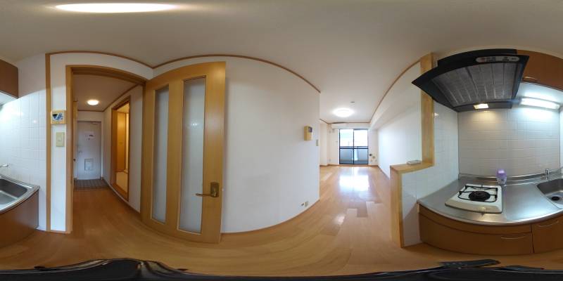 パノラマ画像キッチン