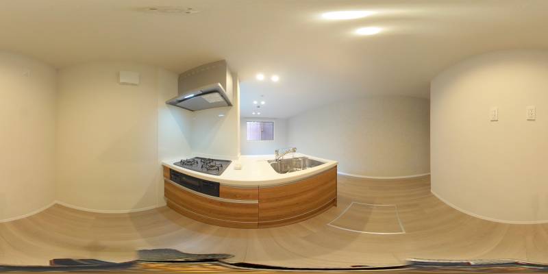 パノラマ画像キッチン