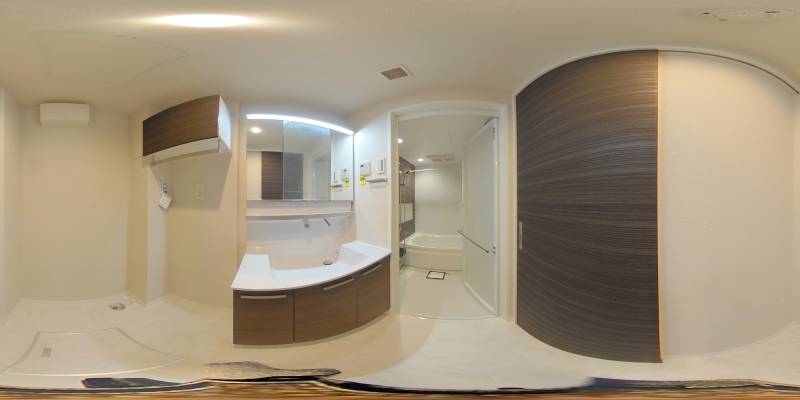 パノラマ画像洗面所