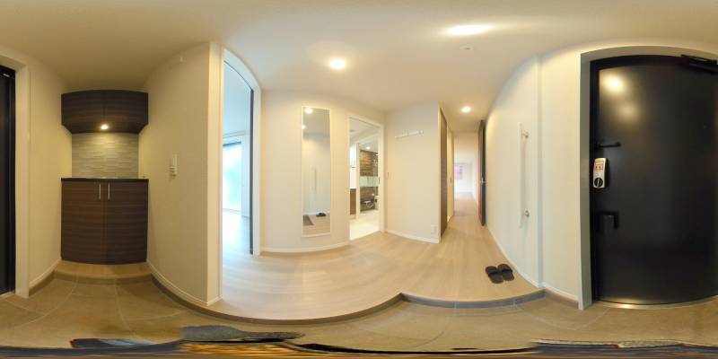 パノラマ画像玄関