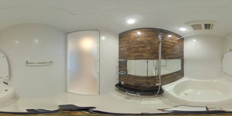 パノラマ画像バスルーム