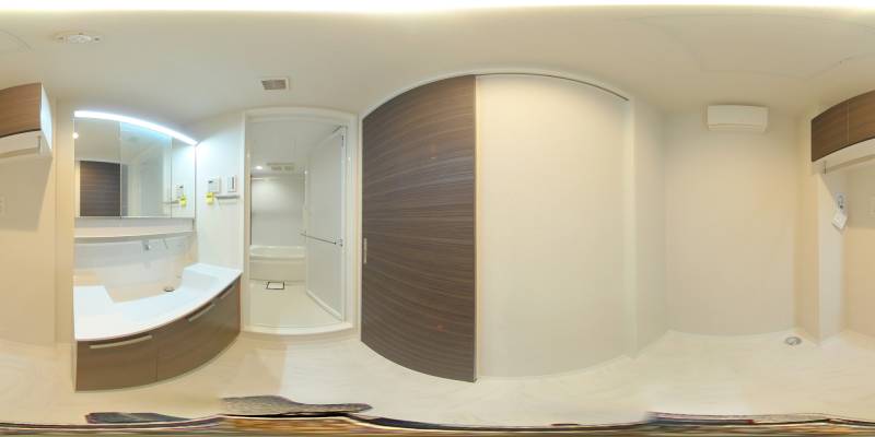 パノラマ画像洗面所