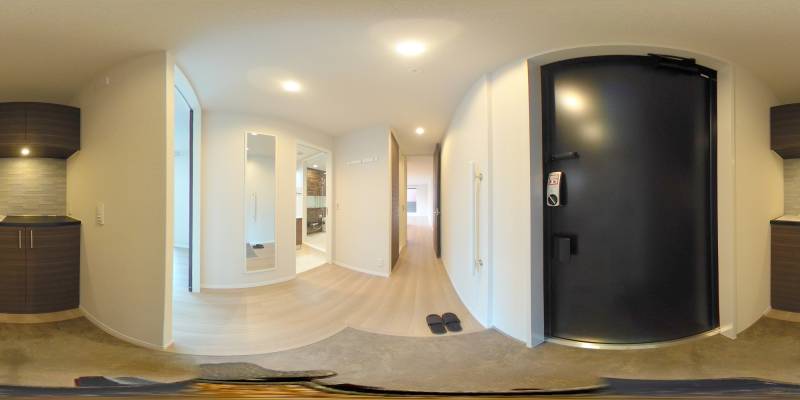 パノラマ画像玄関