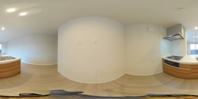 パノラマ画像キッチン