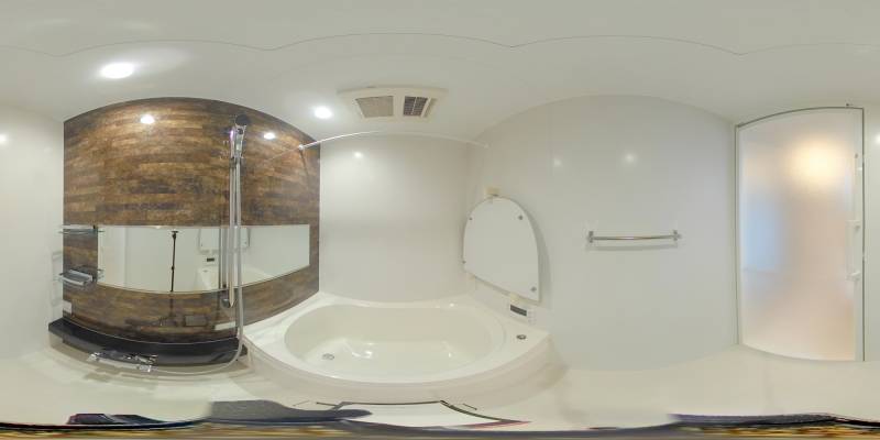 パノラマ画像バスルーム