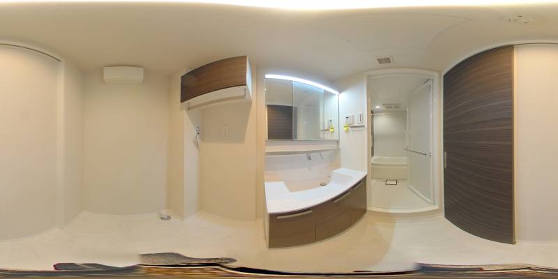 パノラマ画像洗面所