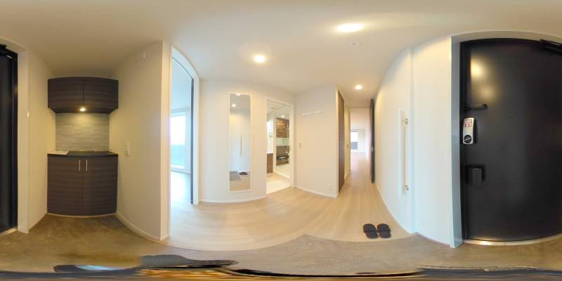 パノラマ画像玄関