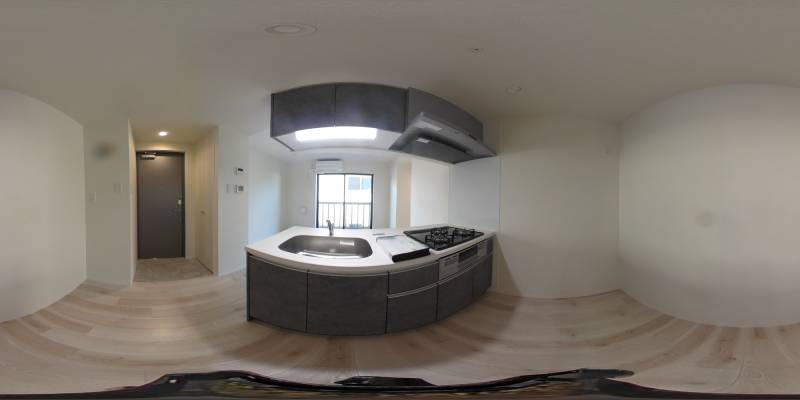 パノラマ画像キッチン