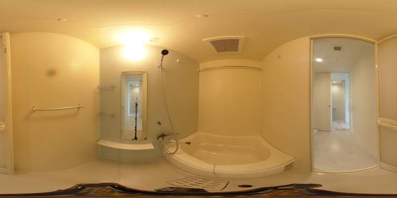 パノラマ画像バスルーム