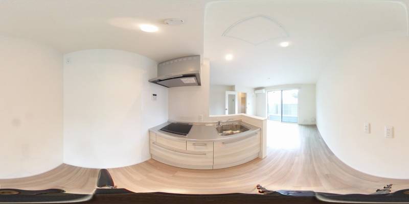 パノラマ画像キッチン