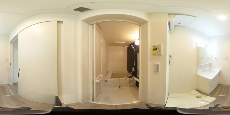 パノラマ画像バスルーム