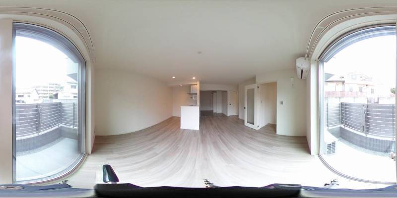 パノラマ画像リビング