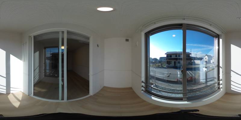 パノラマ画像バルコニー