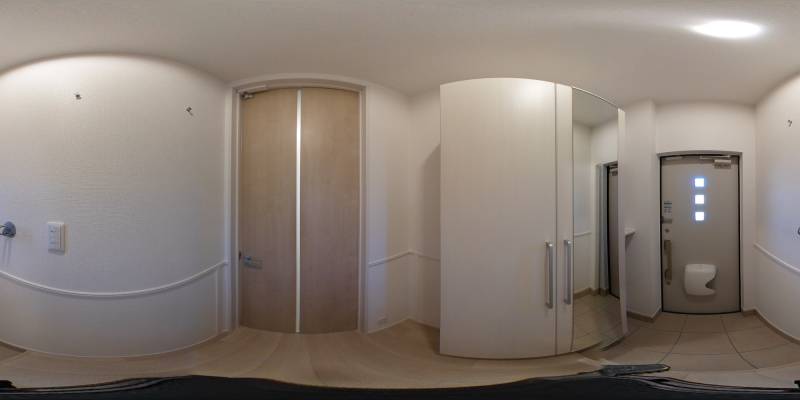 パノラマ画像玄関