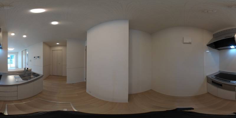 パノラマ画像キッチン