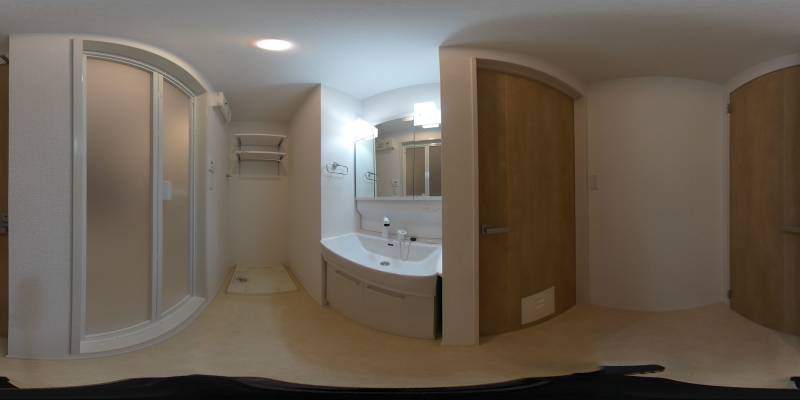 パノラマ画像洗面所