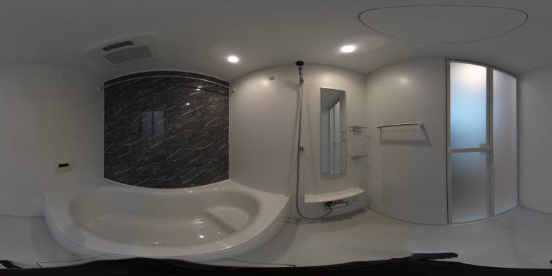 パノラマ画像バスルーム