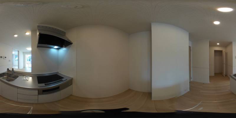 パノラマ画像キッチン