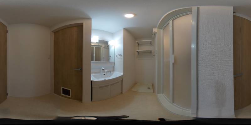 パノラマ画像洗面所