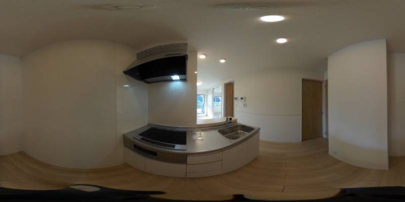 パノラマ画像キッチン