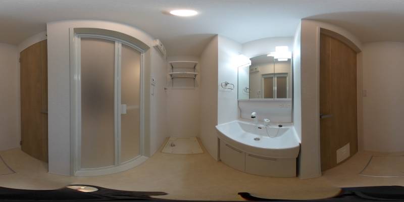 パノラマ画像洗面所