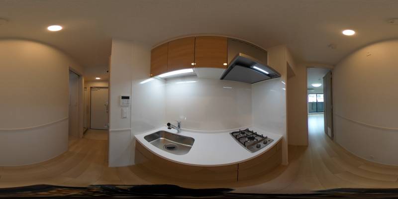 パノラマ画像キッチン