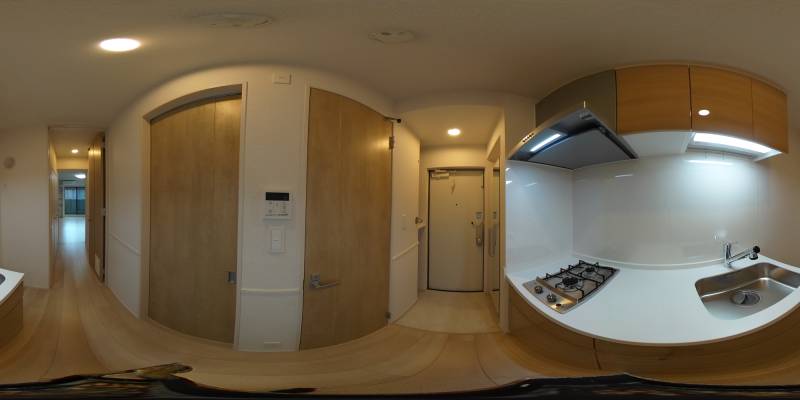 パノラマ画像キッチン