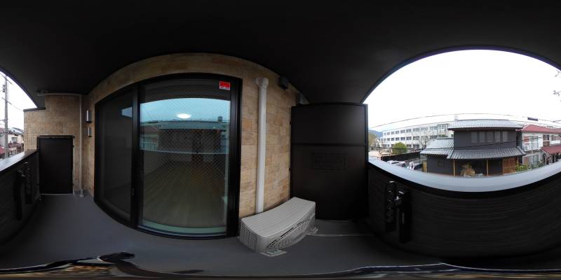 パノラマ画像バルコニー