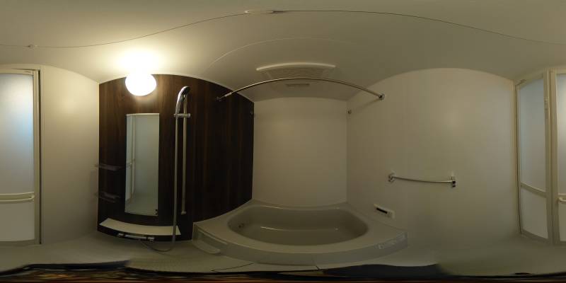 パノラマ画像バスルーム