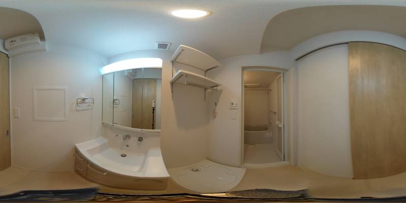 パノラマ画像洗面所