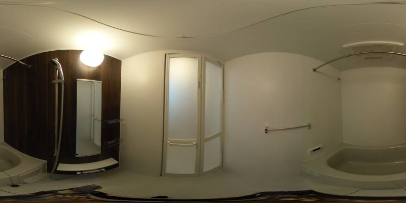 パノラマ画像バスルーム