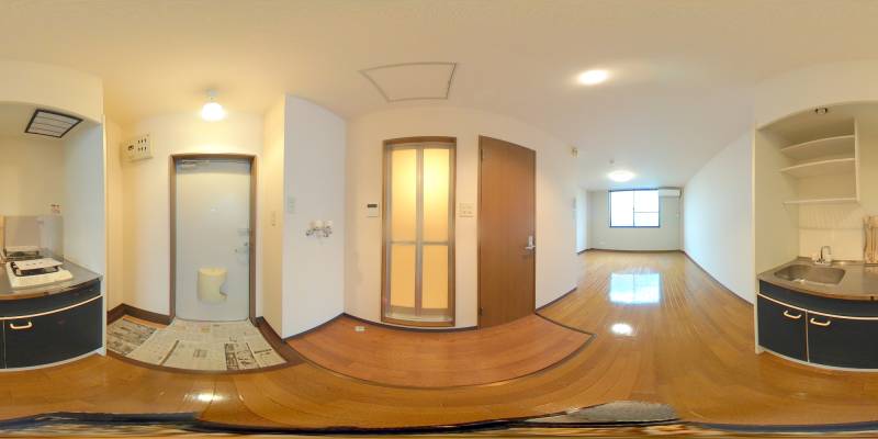 パノラマ画像キッチン