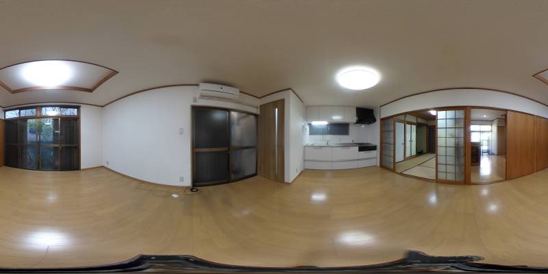 パノラマ画像キッチン