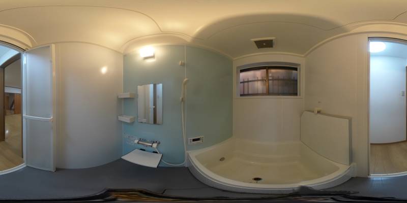 パノラマ画像バスルーム