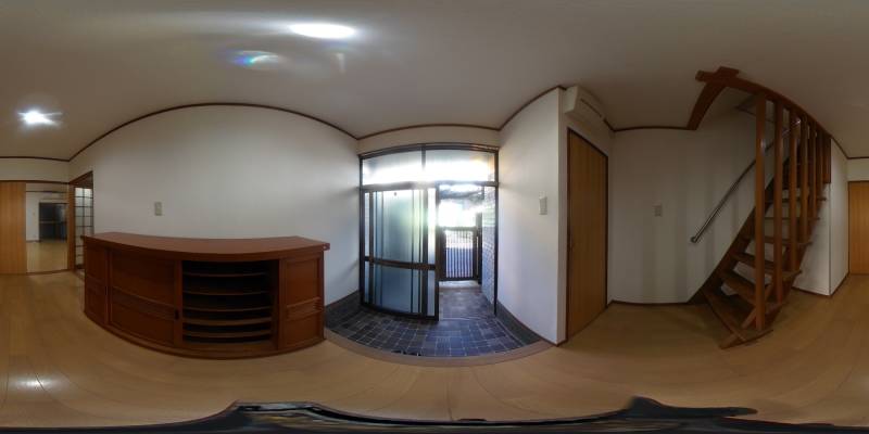 パノラマ画像玄関