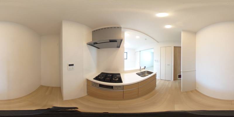 パノラマ画像キッチン