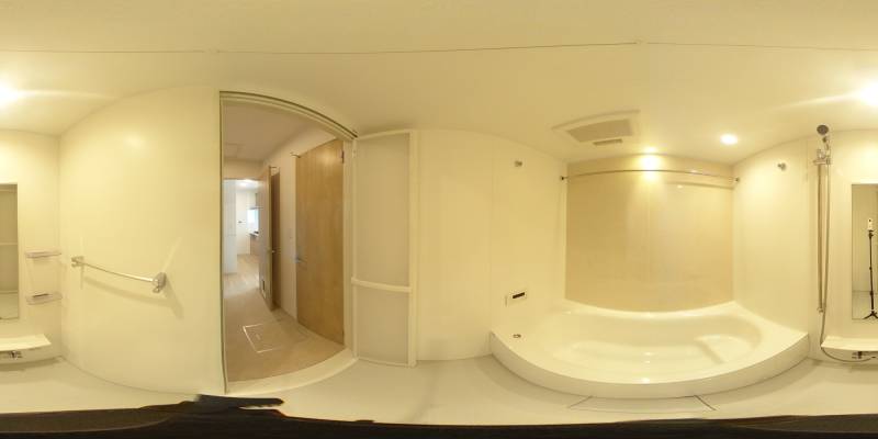 パノラマ画像バスルーム