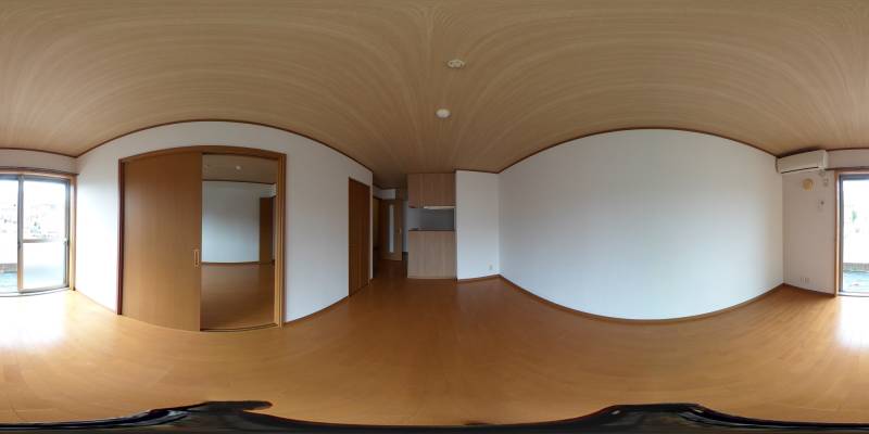 パノラマ画像リビング