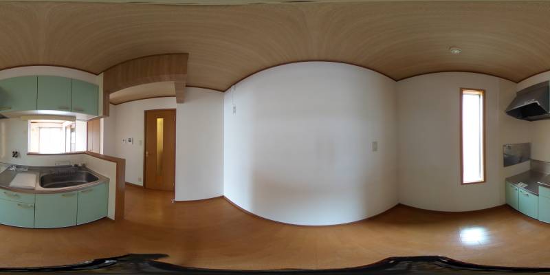 パノラマ画像キッチン